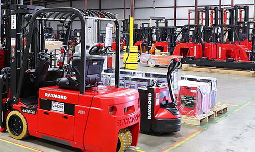 Largest fleet in the Southeast Warehouse equipment rentals