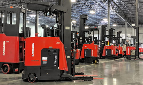 Raymond Handling Rental Fleet