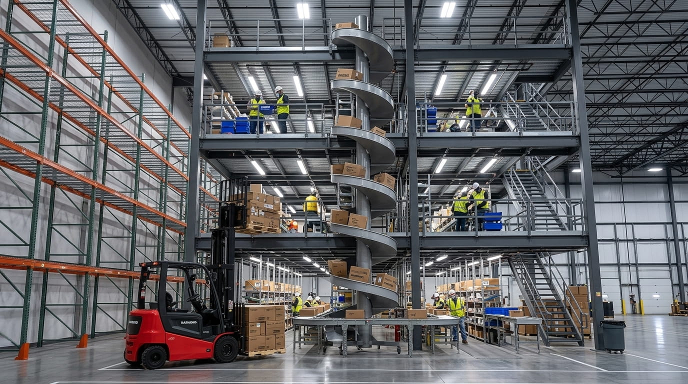 using vertical warehouse space