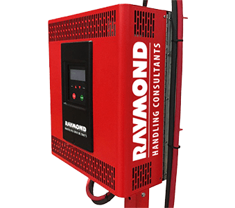 Charges battery label side right