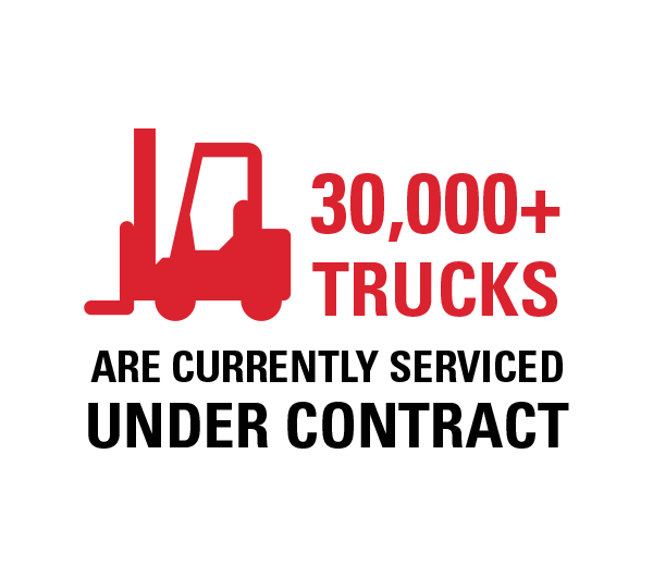 Servicing 30,000+ trucks 
