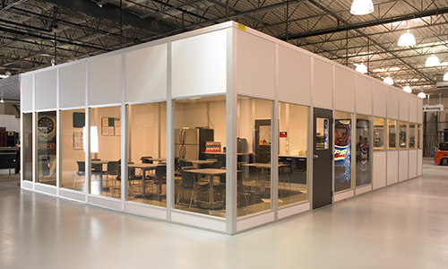 modular office breakroom